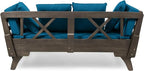 Merax Outdoor Patio Daybed Sofa, 3-Seat Sofa - Image 8