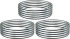 3PCS 4x4x1FT Galvanized Raised Garden Bed Kit, Vegetable Boxes-Round Metal by Yortrek