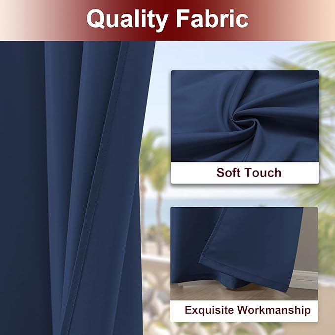 HolidayIdeas Grommet Outdoor Curtains - Image 4