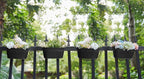 Dahey 10.5 Inch Metal Iron Hanging Flower Pots - Image 2