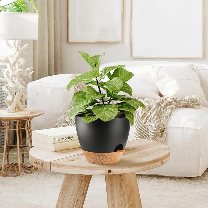 Indoor Pots For Plant Self Watering Plant Pots For Lazy People, - Image 5