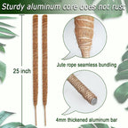 2 Pack 25" Moss Pole, Bendable Moss Pole - Image 2