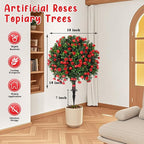 Artificial Boxwood Topiary Tree - Image 2