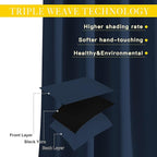 NICETOWN Bedroom Window Treatment Blackout Curtain Panel - Image 3