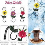 S Hooks for Hanging Plants, Beautiful and Vivid Plant Hook for Garden Planters - Image 4