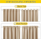 NICETOWN 2 Panels Outdoor Curtains - Image 3
