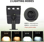 Solar Spot Lights Outdoor, 2 Pack Solar Landscape Spotlights 3 Lighting Modes - Image 3