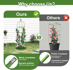 2 Pack Garden Obelisk Trellis, 70IN Tall Plant Support - Image 4