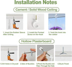 4pcs Ceiling Hooks for Hanging Plants, Hanging Lights Metal Small Hooks - Image 5