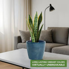 Dexceder 9x8 Inches Self Watering Planter Indoor Outdoor, Inner Pot Design - Image 6