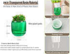 Melphoe Self Watering Pots for Indoor Plants Planter, 4.3 Inch 2 Pack Planters - Image 6