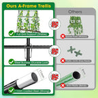 Cucumber Trellis, Metal Garden Trellis - Image 4