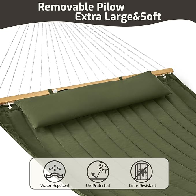 Double Quilted Fabric Hammock - Image 4