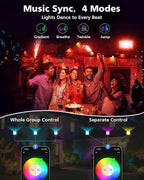 T-SUN Christmas Led Flood Light 60W, Outdoor Waterproof Color Changing Uplight - Image 5