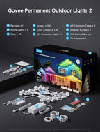 Govee Permanent Outdoor Lights 2, 100ft RGBIC Outdoor Lights - Image 9