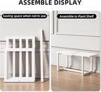 Modern Outdoor Plant Stand for Indoor Corner, Foldable Metal Plant Display - Image 4
