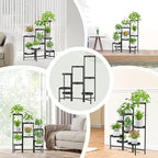 iDavosic.ly Plant Stand Indoor Outdoor, 8 Tier Corner Metal Flower Display - Image 5
