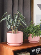 LE TAUCI Ceramic Plant Pots, 4.3+5.3+6.8 inch, Planters - Image 2
