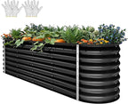 YITAHOME 24" Tall 9 in 1 Large Raised Garden Bed Kit, Outdoor Above Ground by YITAHOME