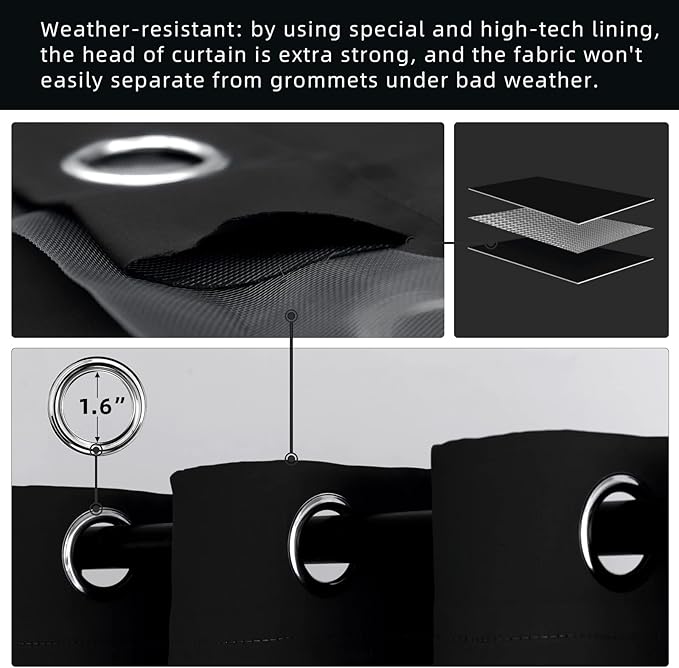 Water Proof Outside Curtains - Image 3