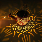 X-PREK Solar Garden Lights Outdoor Decoration, Metal Solar Watering Can Lights - Image 2