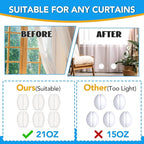 12 Pcs Shower Curtain Weights, Silicone Wrapped Heavy Duty Shower Curtain - Image 5