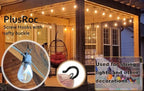 PlusRoc 60 Pack Ceiling Hooks for Hanging Plants Outdoor String Lights Heavy - Image 3