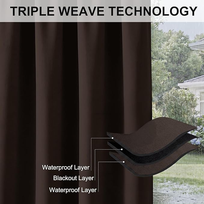 RYB HOME Indoor Outdoor Curtain - Image 6