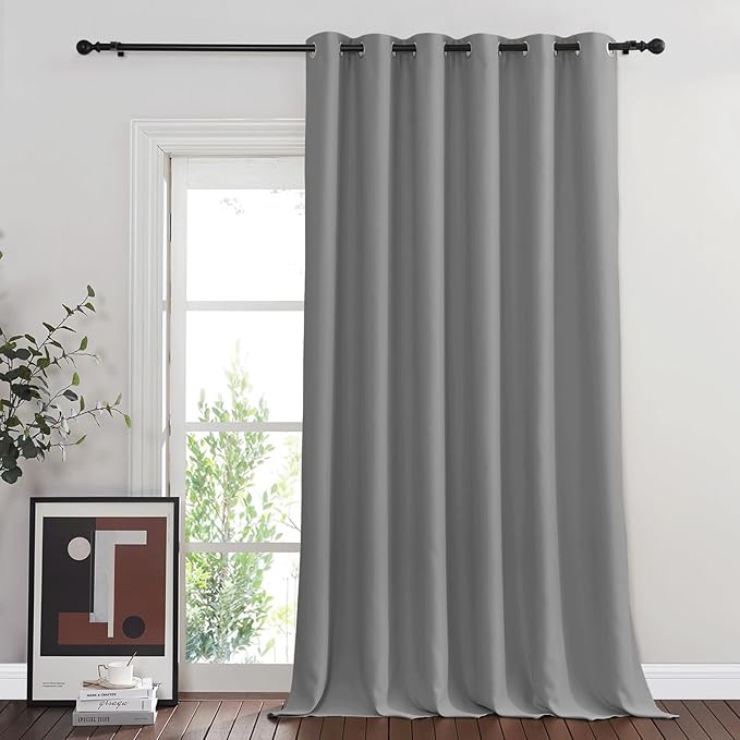 NICETOWN Blackout Sliding Glass Door Curtains, Room Darkening Thermal Insulated - Image 8