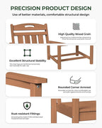Set of 2 Weatherproof Patio Chairs - Image 6