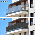 UPGRADE Privacy Screen 3' x 10' Fence Commercial Shade Cover - Image 2