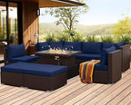 NICESOUL 9 Piece Patio Furniture Set - Image 2
