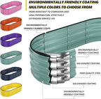 Galvanized Metal Planter Round Raised Garden Bed Kit - Image 3