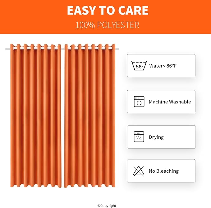 Waterproof Outdoor Curtain W105 x L108 - Image 7