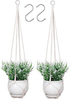 YIBOT Macrame Plant Hanger Indoor Set of 2 - Image 7