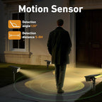 btfarm Solar Spot Lights Outdoor Waterproof, 12 Pack/3 Modes Motion Sensor - Image 2