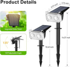 LETMY Solar Spot Lights Outdoor Waterproof - Image 6