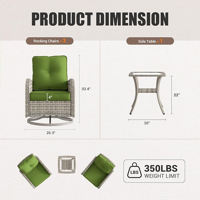 15-Piece Outdoor Patio Furniture Set - Image 8