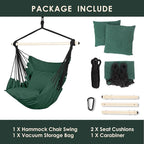 Highwild Hammock Chair Hanging Rope Swing - Image 7