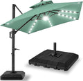 Best Choice Products 10x10ft Cantilever Patio Umbrella w/Base Included by BestChoiceProducts