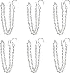 YINGFENG 6 Pack 19.7 Inch Silver Hanging Chain by YINGFENG