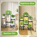 iDavosic.ly 6 Tier Folding Plant Stand Indoor Outdoor - Image 8