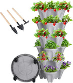 DUNCHATY Stackable Planter, Vertical Garden Planter by DUNCHATY