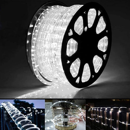 100ft LED Rope Lights Outdoor, 720 LED Connectable and Flexible Tube Lights by Jnaurb
