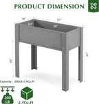 SoliWood Set of 2 Raised Garden Bed - Image 3