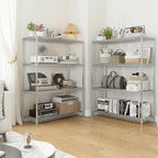 Xcity Storage Shelves, 4 Tier Heavy Duty Metal Shelving Unit - Image 6