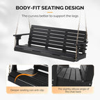 VINGLI Heavy Duty 1600 LBS HDPE Porch Swing Outdoor - Image 5