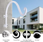 4 Pack 12Inch Plant Hanger, Sturdy Hanging Plant Bracket Hooks Outdoor - Image 4