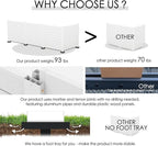 Kozyard 50" W x 48" H Outdoor Privacy Screens Aluminum Post, Air Conditioner - Image 8