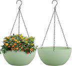 13 inch Large Hanging Planters Plant Pots by WSMKSZ